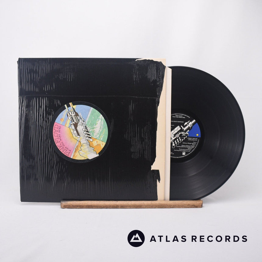 Pink Floyd Wish You Were Here LP Vinyl Record - Front Cover & Record