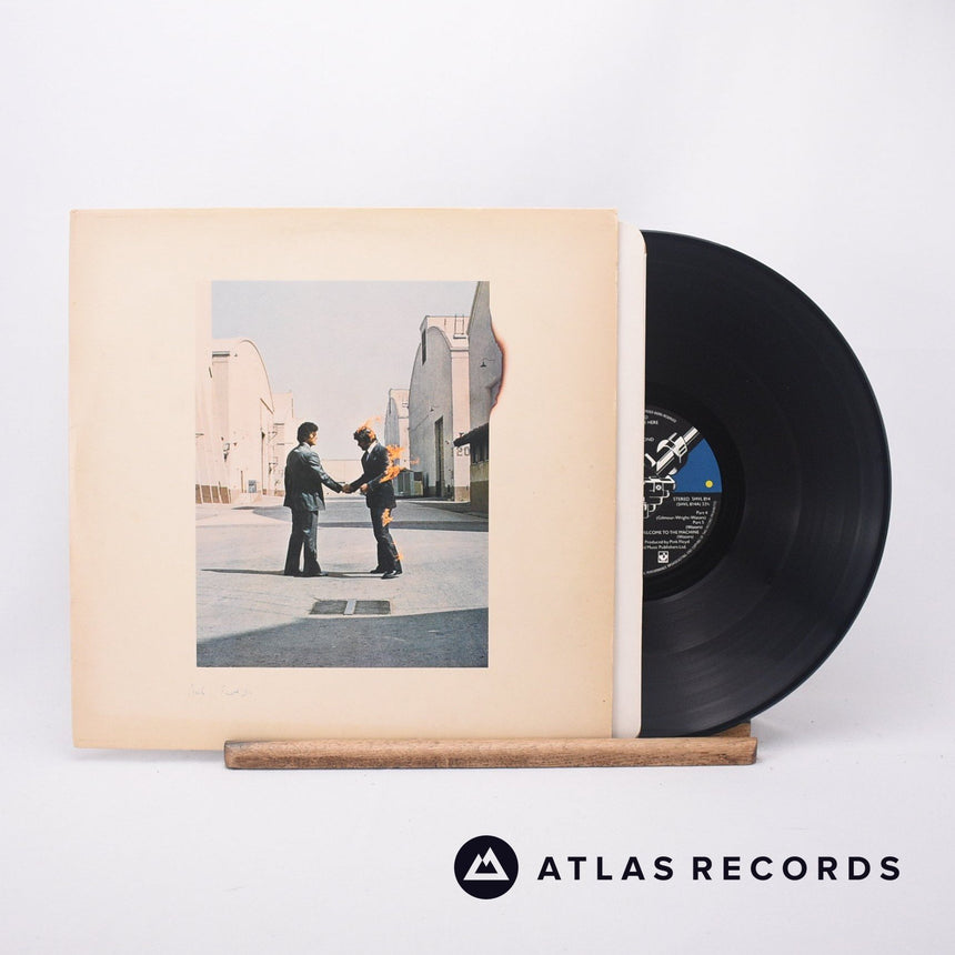 Pink Floyd Wish You Were Here LP Vinyl Record - Front Cover & Record