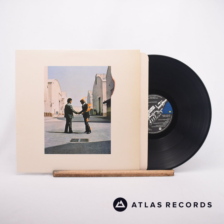 Pink Floyd Wish You Were Here LP Vinyl Record - Front Cover & Record