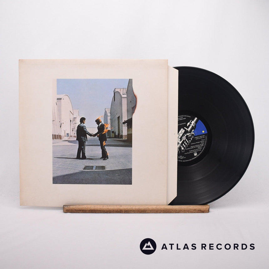 Pink Floyd Wish You Were Here LP Vinyl Record - Front Cover & Record