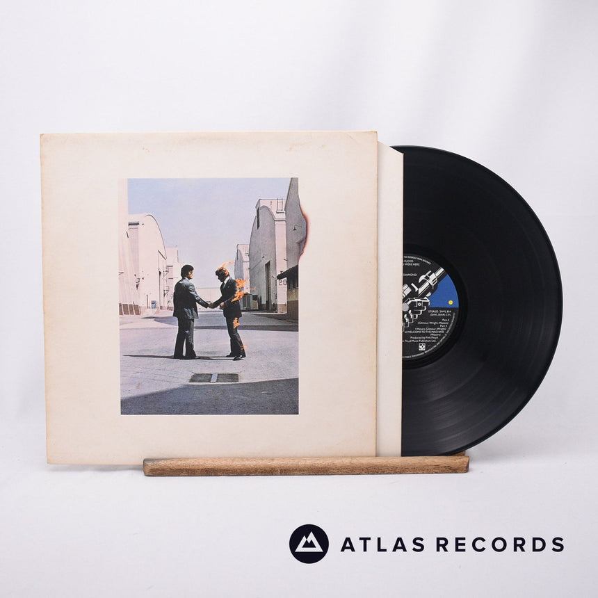 Pink Floyd Wish You Were Here LP Vinyl Record - Front Cover & Record