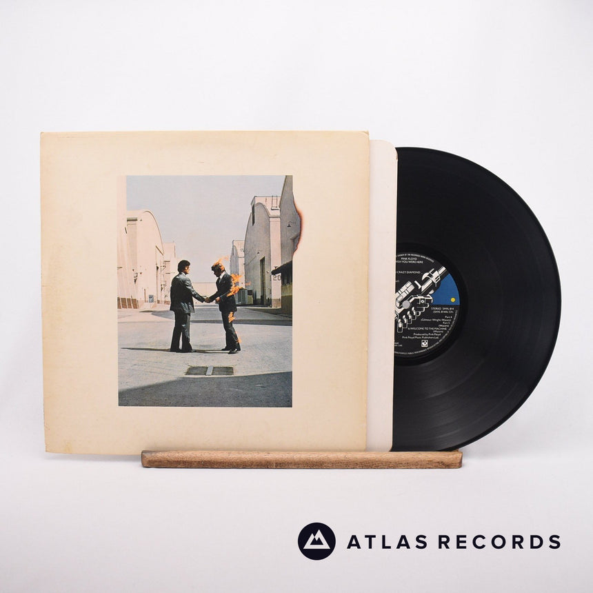 Pink Floyd Wish You Were Here LP Vinyl Record - Front Cover & Record