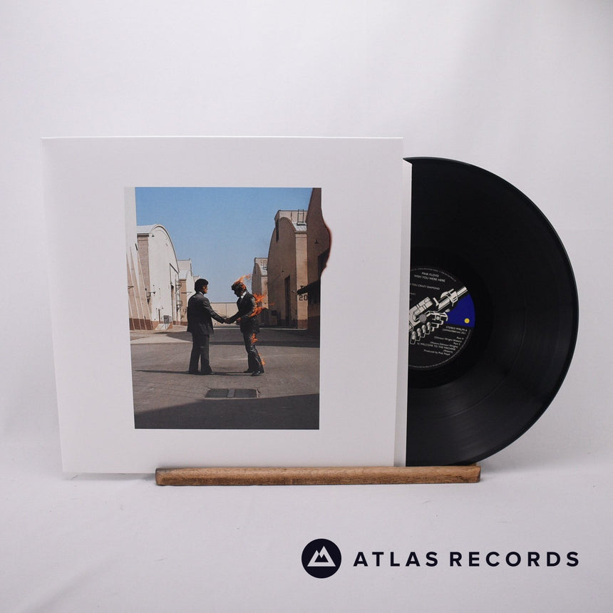 Pink Floyd Wish You Were Here LP Vinyl Record - Front Cover & Record