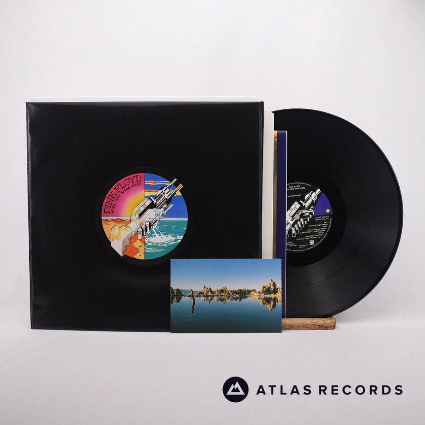 Pink Floyd Wish You Were Here LP Vinyl Record - Front Cover & Record
