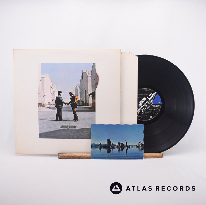 Pink Floyd Wish You Were Here LP Vinyl Record - Front Cover & Record