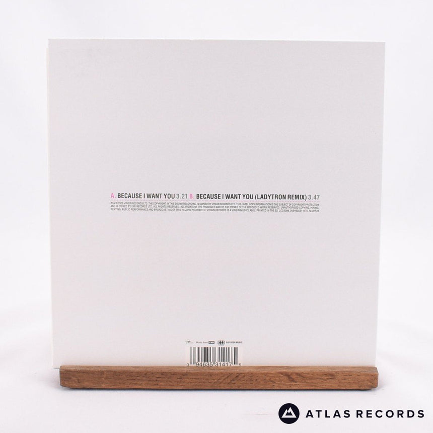 Placebo - Because I Want You - 7" Vinyl Record - EX/NM