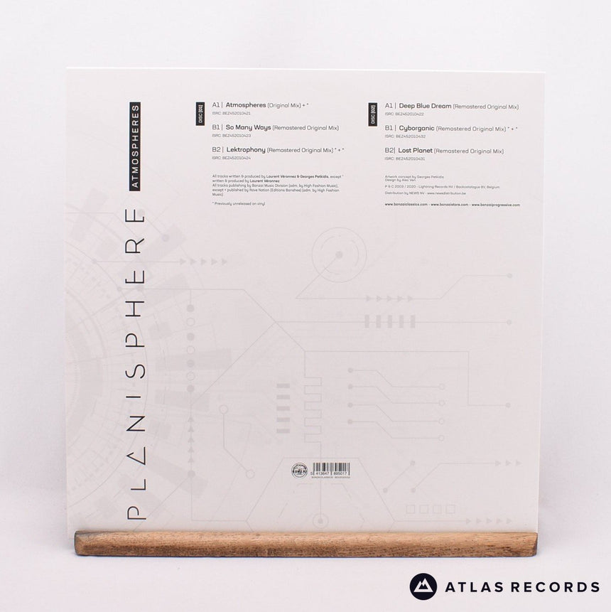 Planisphere - Atmospheres - Marbled White Black 2 x 12" Vinyl Record - NM/EX