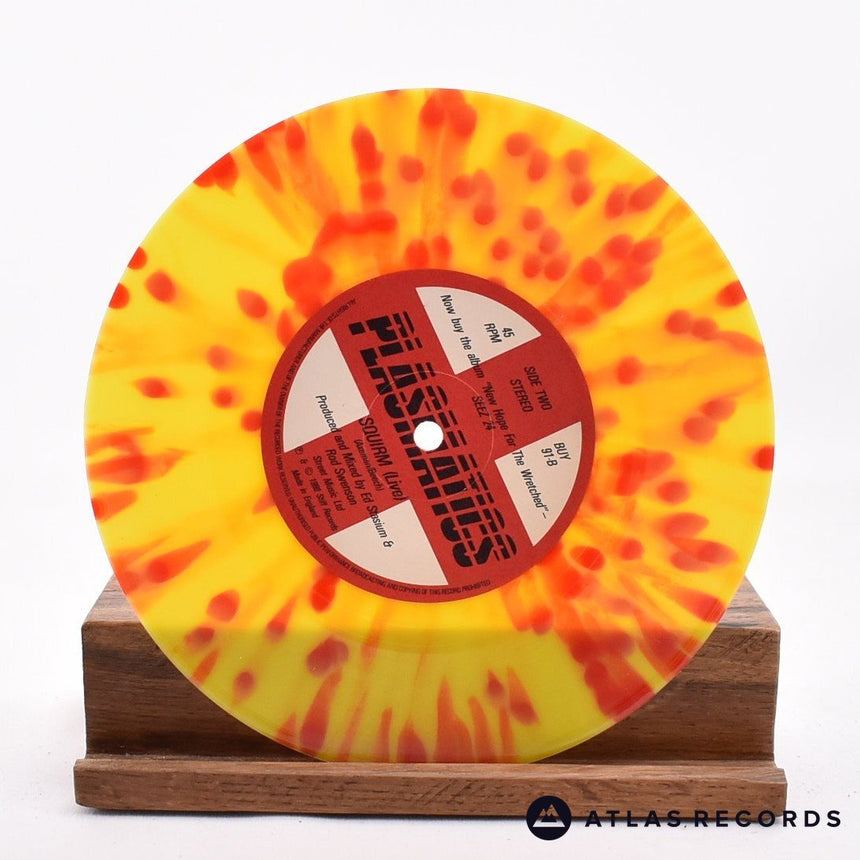 Plasmatics - Monkey Suit - Yellow With Red Splatter 7" Vinyl Record - NM/NM