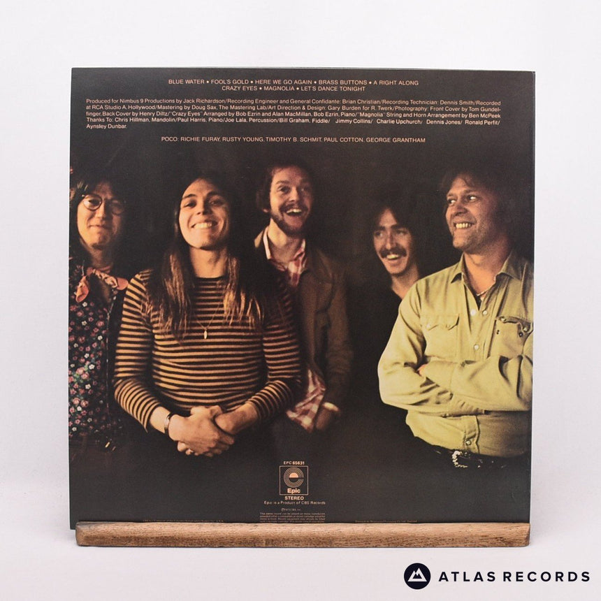 Poco - Crazy Eyes - Lyric Sheet LP Vinyl Record - EX/NM
