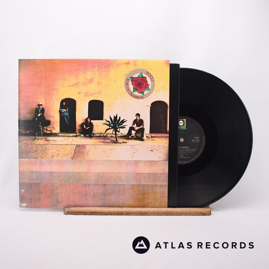 Poco Rose Of Cimarron LP Vinyl Record - Front Cover & Record