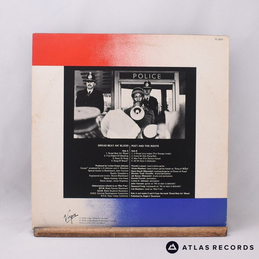 Poet And The Roots - Dread Beat An' Blood - LP Vinyl Record - VG+/EX