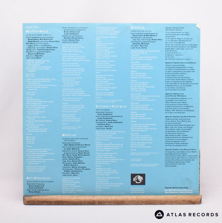 Pointer Sisters - Break Out - LP Vinyl Record - VG+/EX