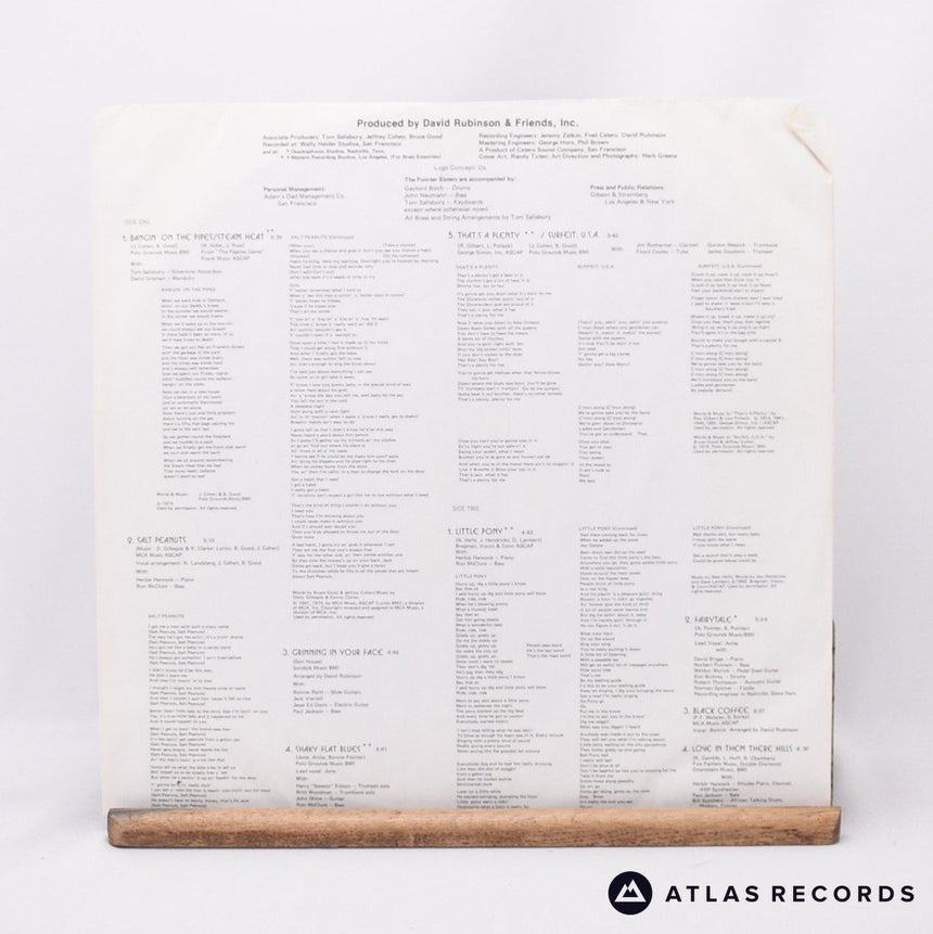 Pointer Sisters - That's A Plenty - LP Vinyl Record - VG+/VG+