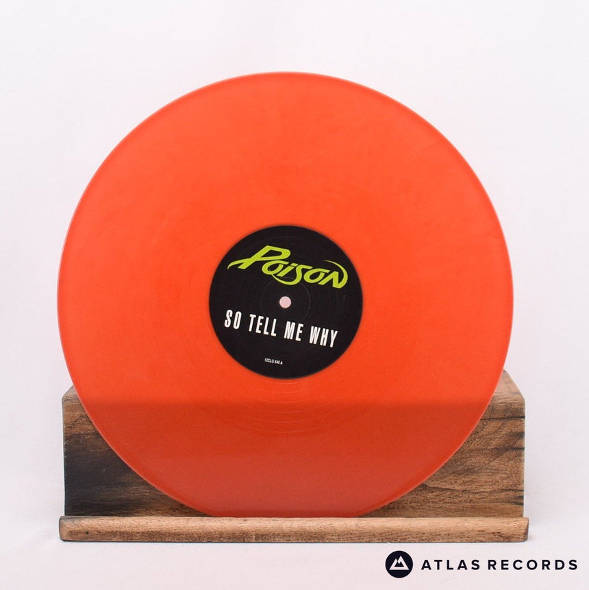 Poison - So Tell Me Why - Red 12" Vinyl Record - EX/VG+