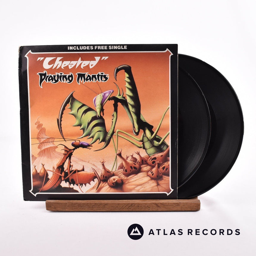 Praying Mantis Cheated 2 x 7" Vinyl Record - Front Cover & Record