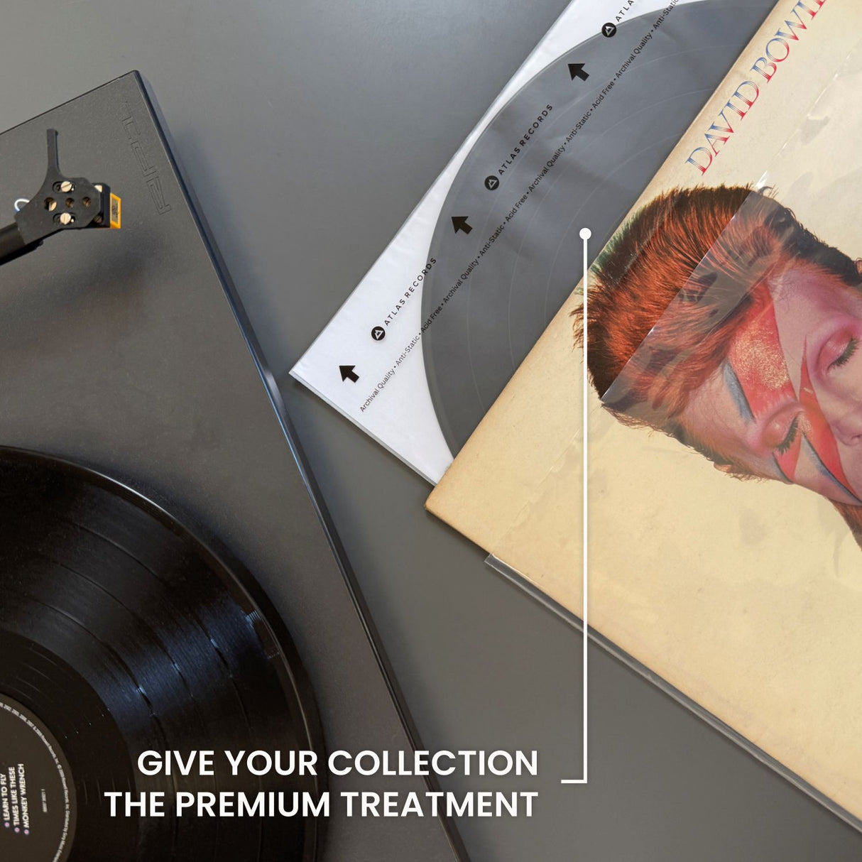 Archival Record Inner Sleeves - 12" 10" 7"