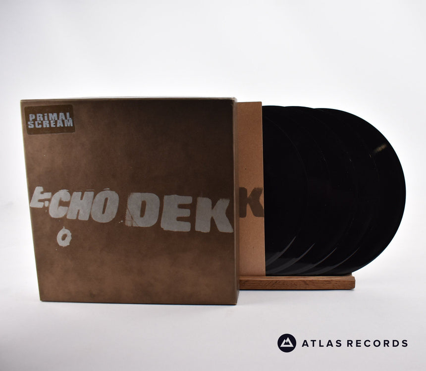Primal Scream Echo Dek 5 x 7" Box Set Vinyl Record - Front Cover & Record