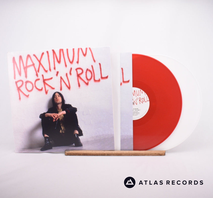 Primal Scream Maximum Rock 'N' Roll The Singles Volume 1 2 x LP Vinyl Record - Front Cover & Record