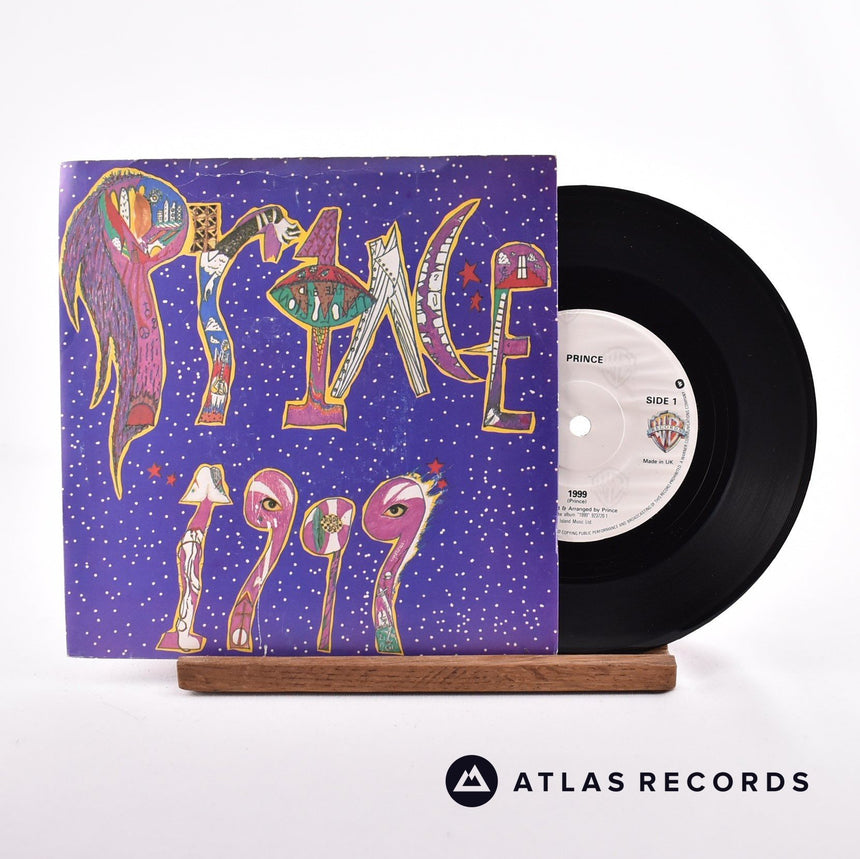 Prince 1999 7" Vinyl Record - Front Cover & Record