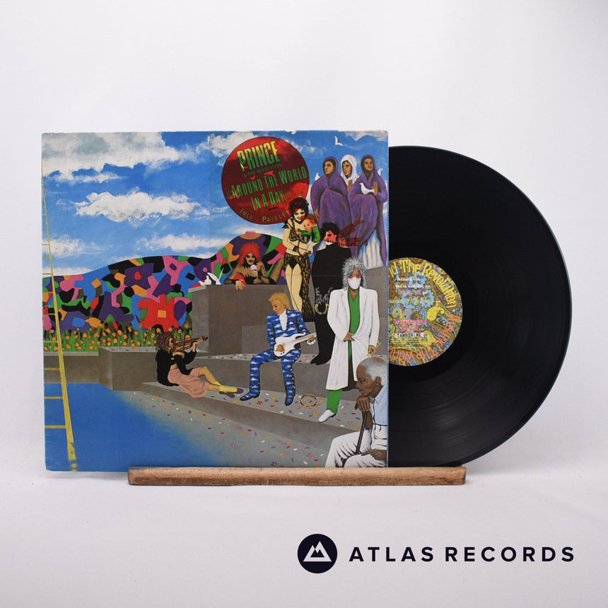 Prince And The Revolution Around The World In A Day LP Vinyl Record - Front Cover & Record