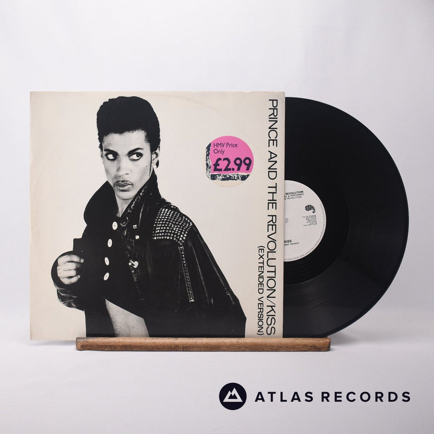 Prince And The Revolution Kiss (Extended Version) 12" Vinyl Record - Front Cover & Record