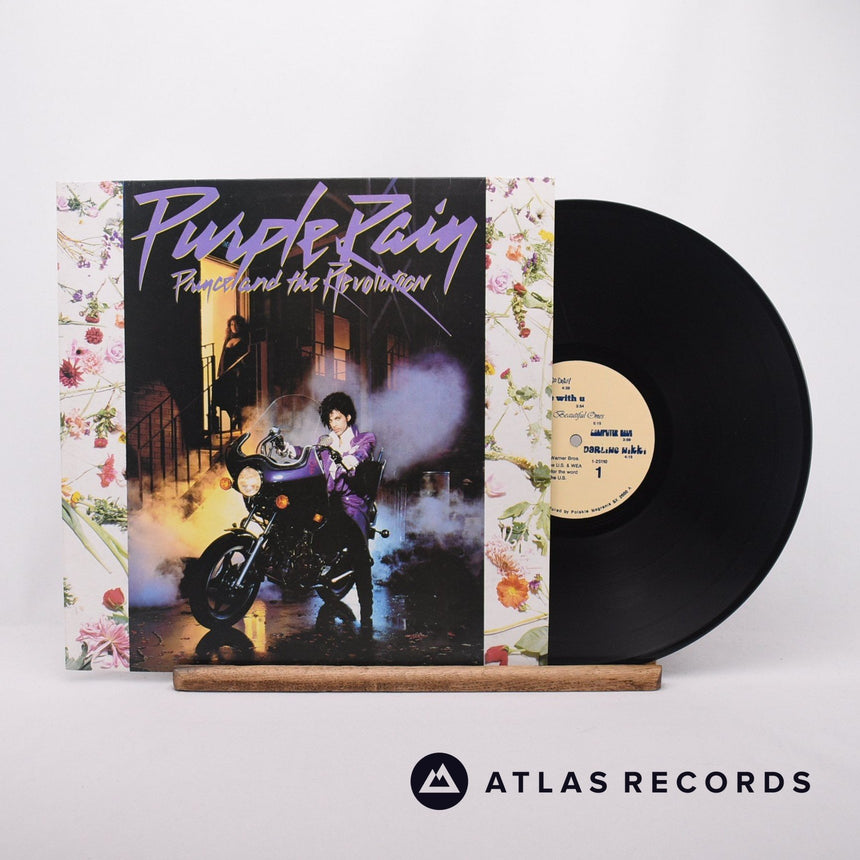 Prince And The Revolution Purple Rain LP Vinyl Record - Front Cover & Record