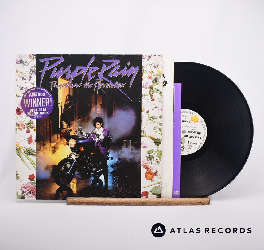 Prince And The Revolution Purple Rain LP Vinyl Record - Front Cover & Record