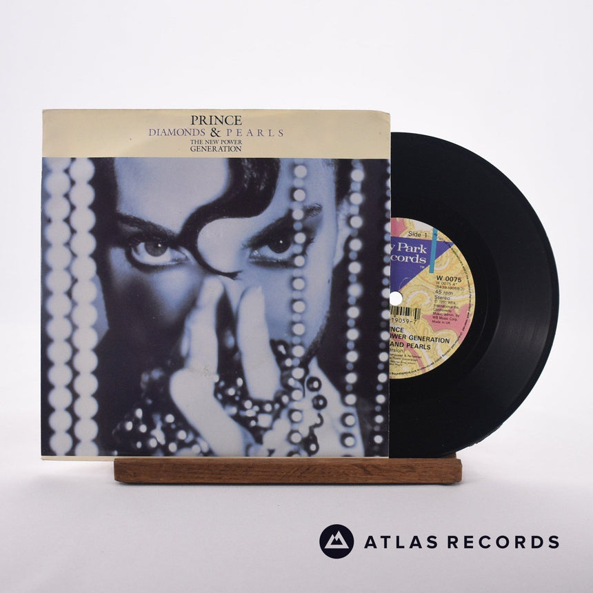 Prince Diamonds And Pearls 7" Vinyl Record - Front Cover & Record