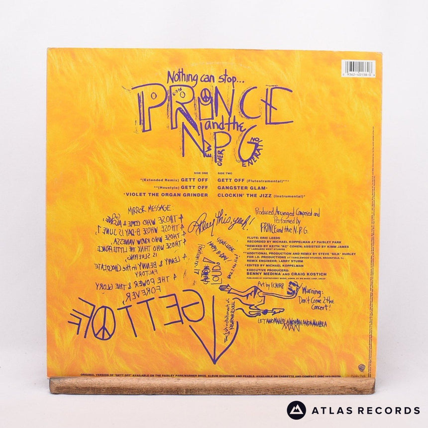 Prince - Gett Off - Dmm Us 12" Vinyl Record - EX/EX