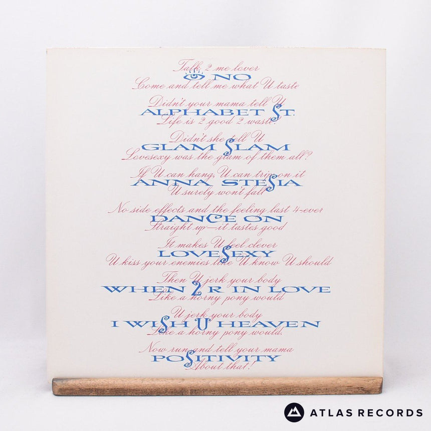 Prince - Lovesexy - LP Vinyl Record - EX/EX