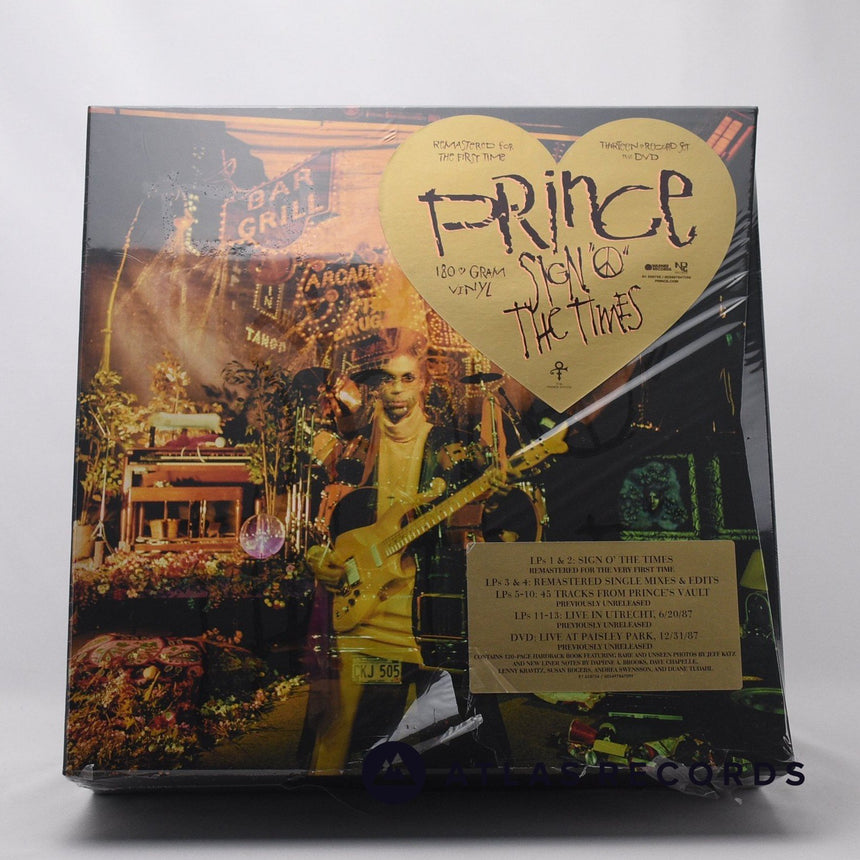 Prince Sign "O" The Times DVD + 3 x LP Box Set 2 x Double LP Vinyl Record - Front Cover & Record