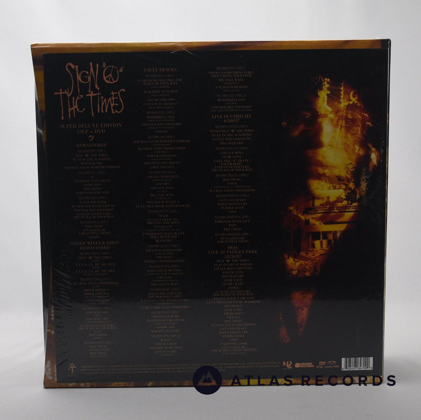 Prince - Sign "O" The Times - DVD + 3 x LP Box Set 2 x Double LP Vinyl Record