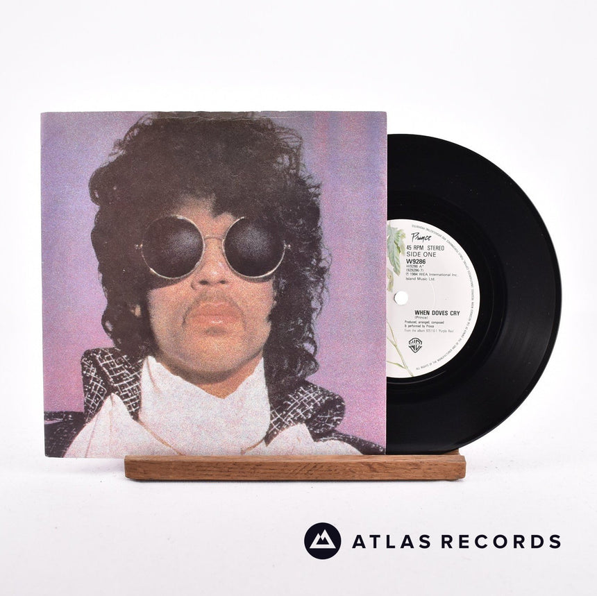 Prince When Doves Cry 7" Vinyl Record - Front Cover & Record