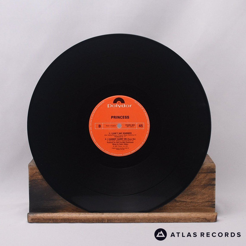 Princess - I Cannot Carry On - 12" Vinyl Record - VG+/EX