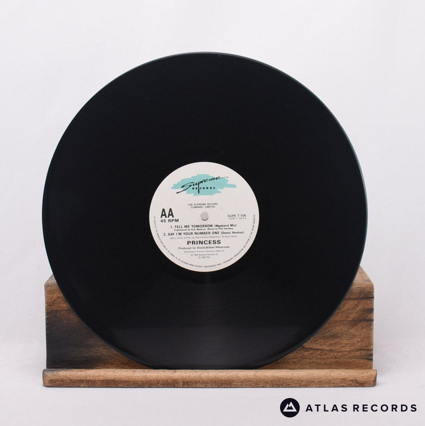 Princess - Tell Me Tomorrow - 12" Vinyl Record - EX/EX