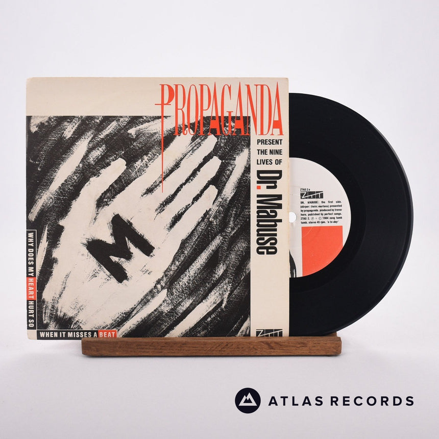 Propaganda The Nine Lives Of Dr. Mabuse 7" Vinyl Record - Front Cover & Record