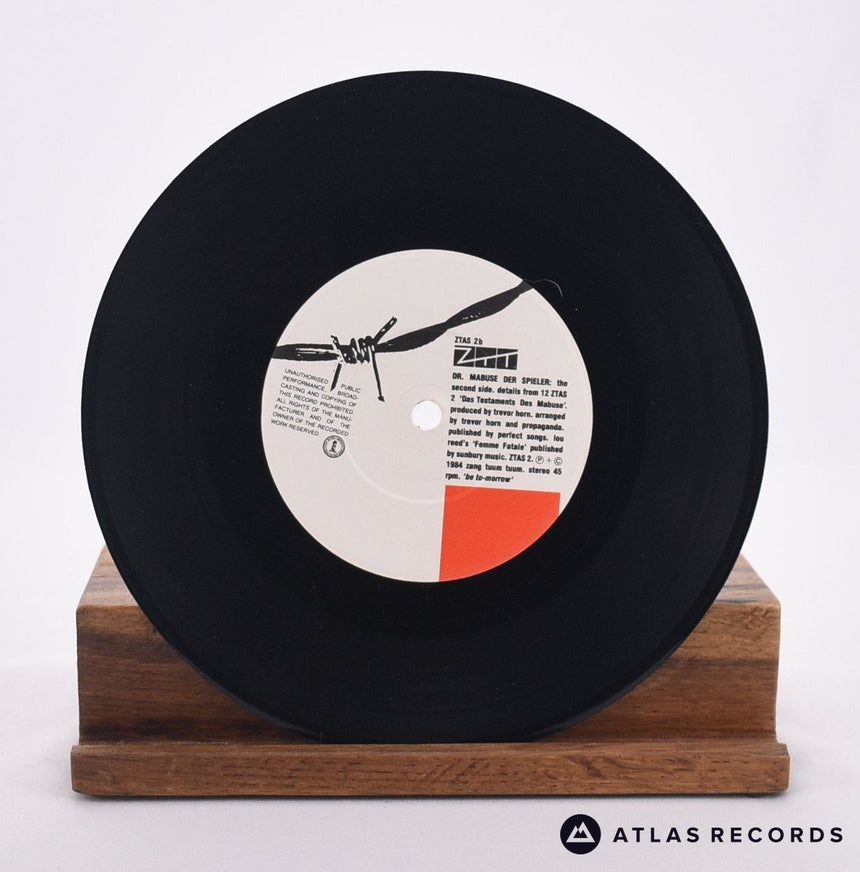 Propaganda - The Nine Lives Of Dr. Mabuse - 7" Vinyl Record - VG+/VG+