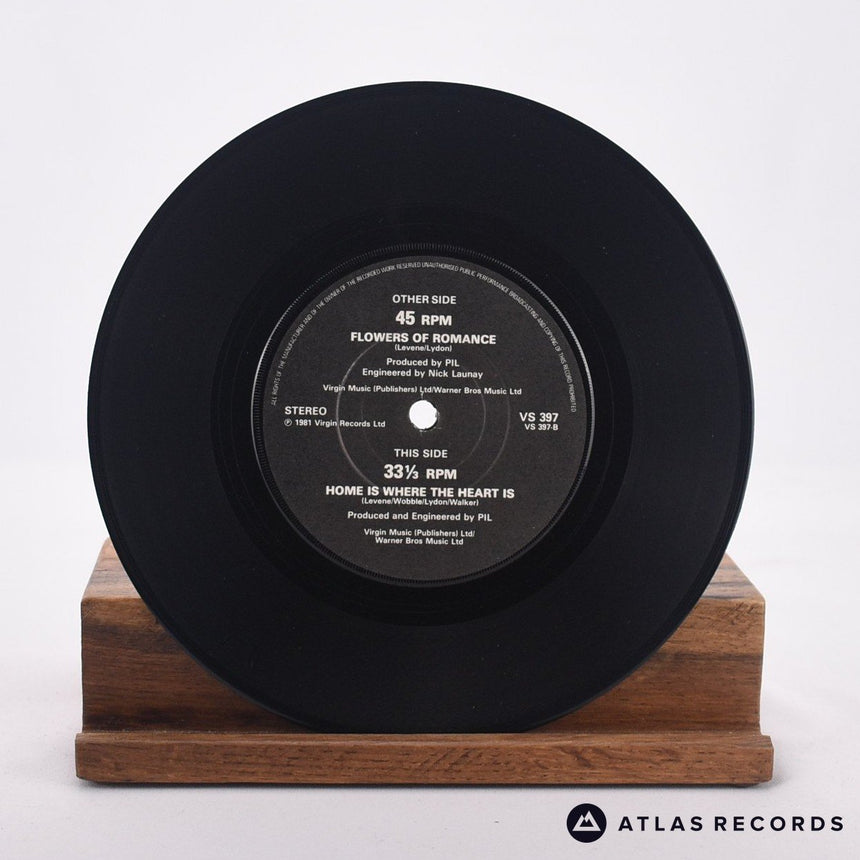 Public Image Limited - Flowers Of Romance - 7" Vinyl Record - EX/VG+