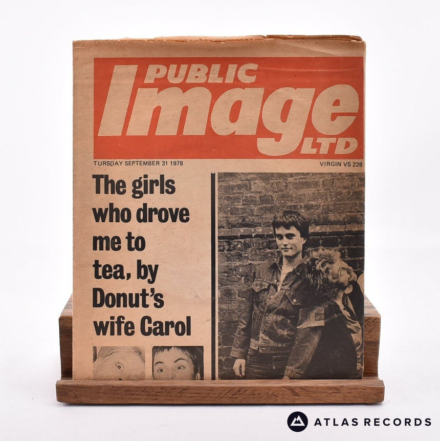 Public Image Limited - Public Image - Newspaper Sleeve 7" Vinyl Record - EX/EX