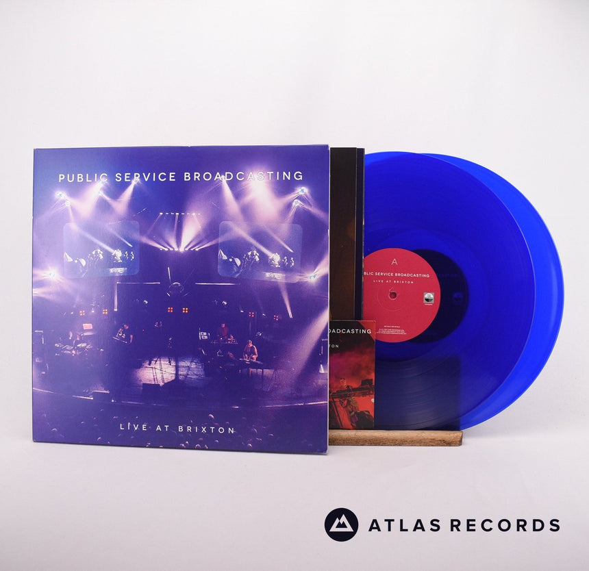 Public Service Broadcasting Live At Brixton 2 x LP + DVD Vinyl Record - Front Cover & Record