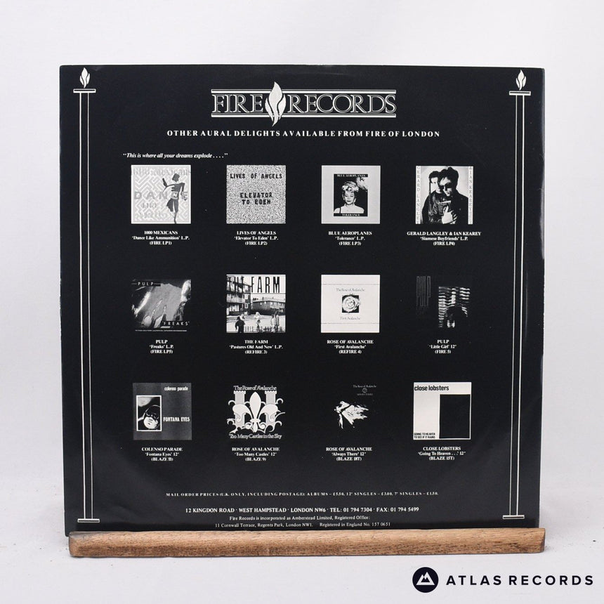 Pulp - Freaks - LP Vinyl Record - EX/EX