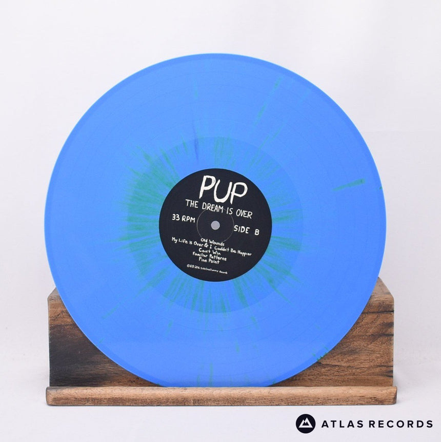 Pup - The Dream Is Over - Cyan Blue W/ Green Splatter LP Vinyl Record - NM/NM