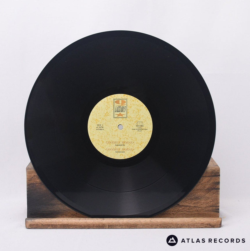 Q. Lazzarus - Goodbye Horses - Lyric Sheet 12" Vinyl Record - EX/NM
