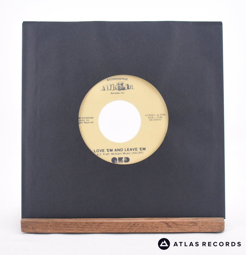 QED Love 'Em And Leave 'Em 7" Vinyl Record - In Sleeve