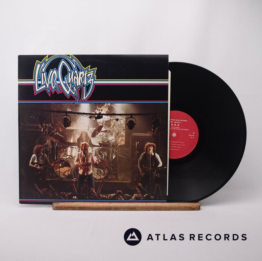 Quartz Live Quartz LP Vinyl Record - Front Cover & Record