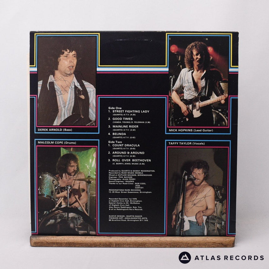 Quartz - Live Quartz - Signed LP Vinyl Record - VG+/EX