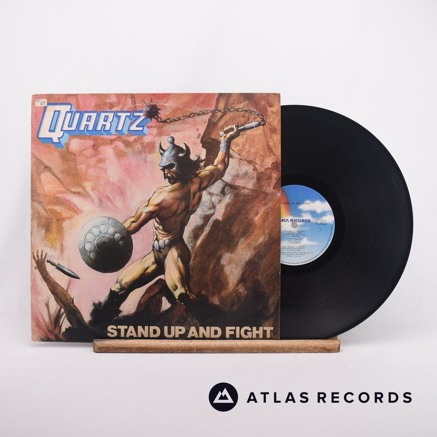 Quartz Stand Up And Fight LP Vinyl Record - Front Cover & Record