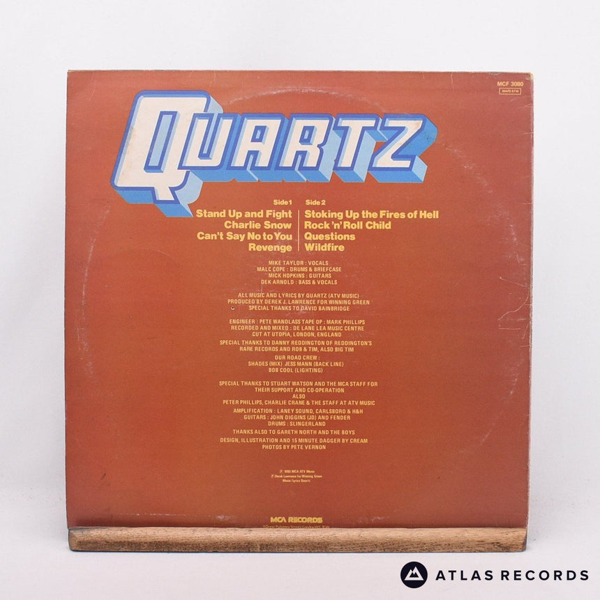 Quartz - Stand Up And Fight - LP Vinyl Record - VG+/EX
