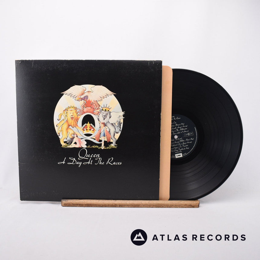 Queen A Day At The Races LP Vinyl Record - Front Cover & Record