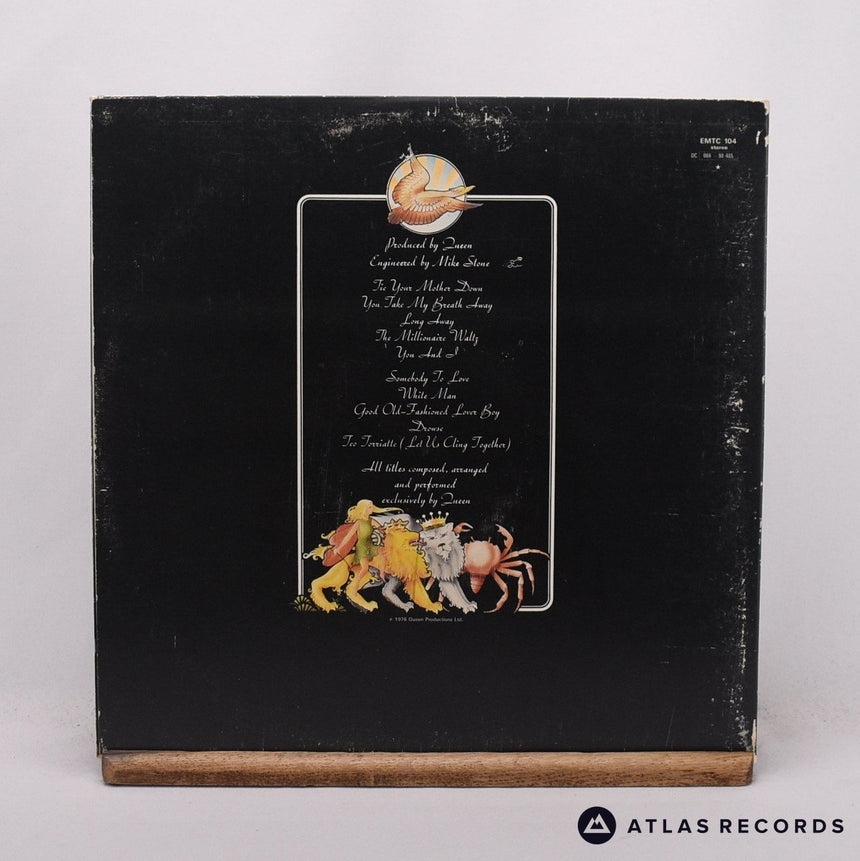 Queen - A Day At The Races - Gatefold Sterling -3U -5U LP Vinyl Record - VG/EX